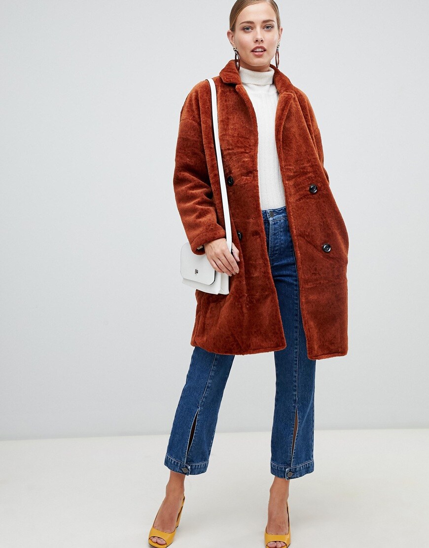 faux fur coat