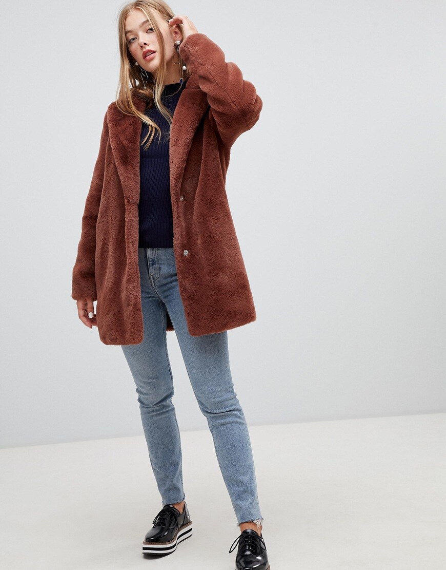 faux fur coat