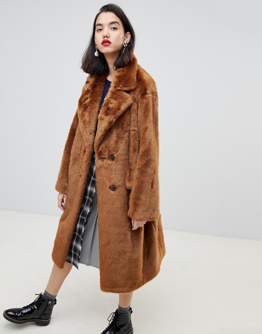 faux fur coat
