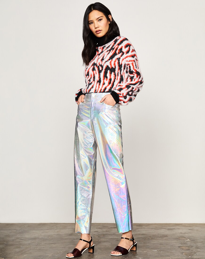 Metallic trousers available at ASOS | ASOS Style Feed
