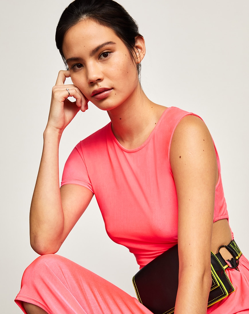 Neon dress and belt bag available at ASOS | ASOS Style Feed