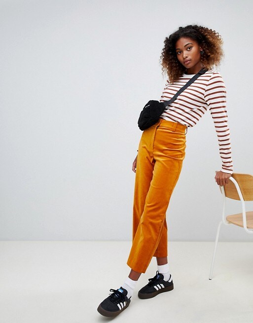 asos velvet top