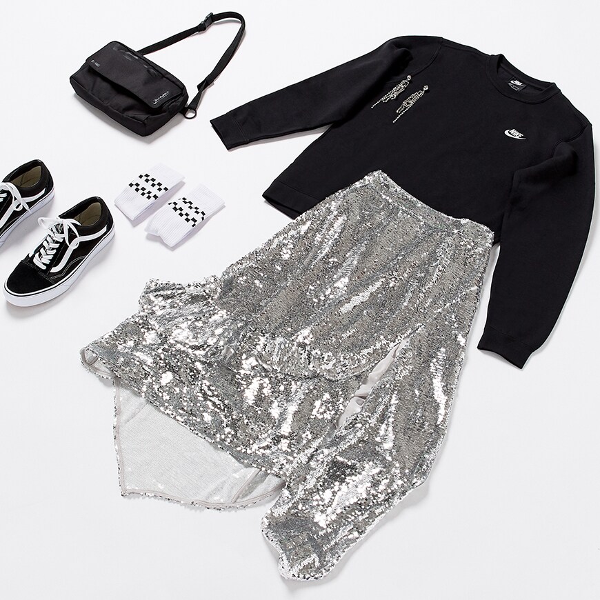 Nike jumper and sequin sweater available at ASOS | ASOS Style Feed