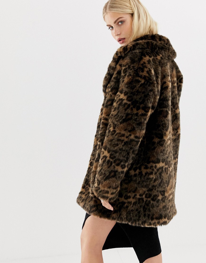 AllSaints leopard-print coat | ASOS Style Feed