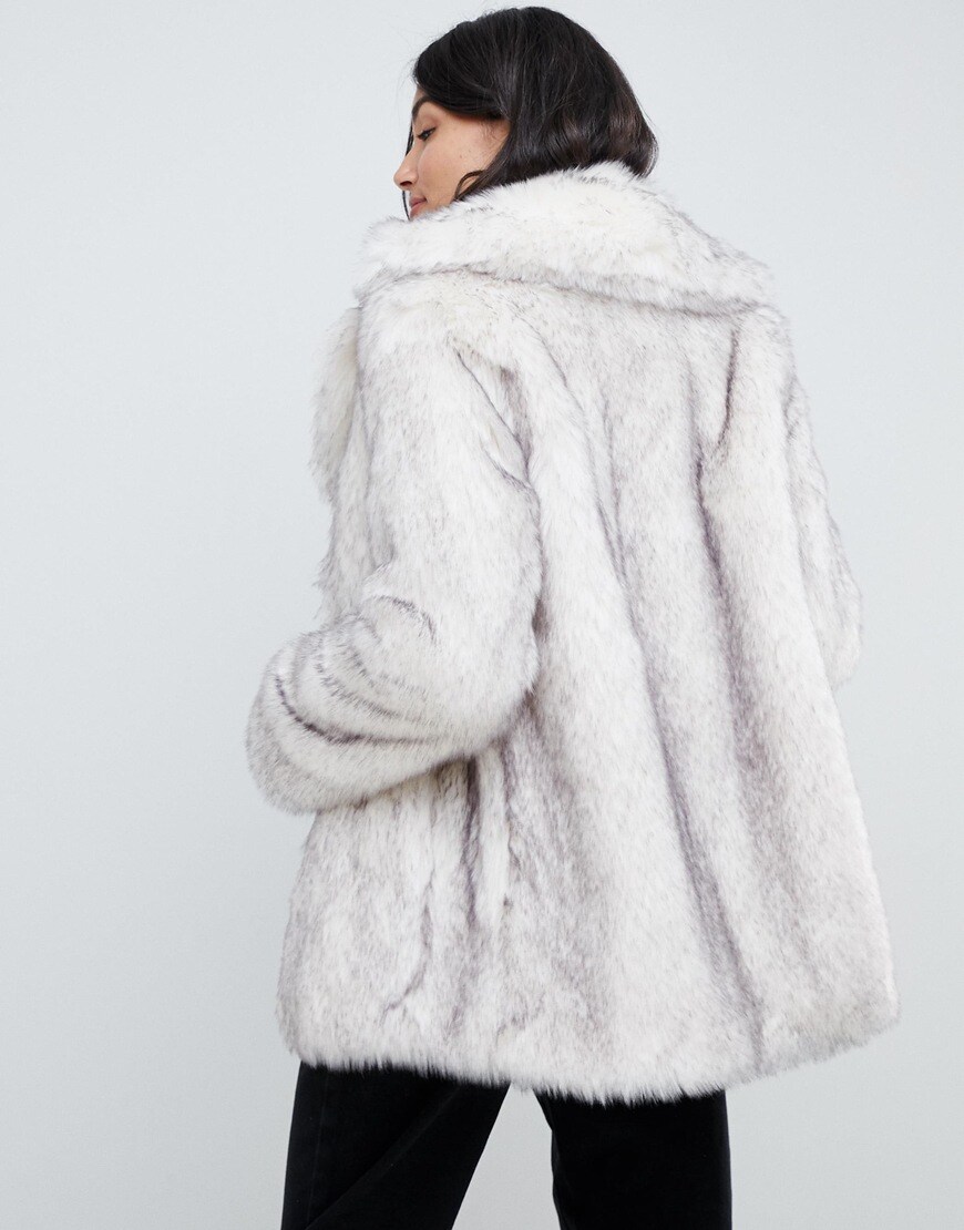 ASOS DESIGN Tall faux-fur coat | ASOS Style Feed