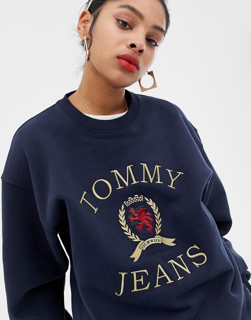 Tommy Jeans - Capsule - Sweat-shirt avec logo armoiries