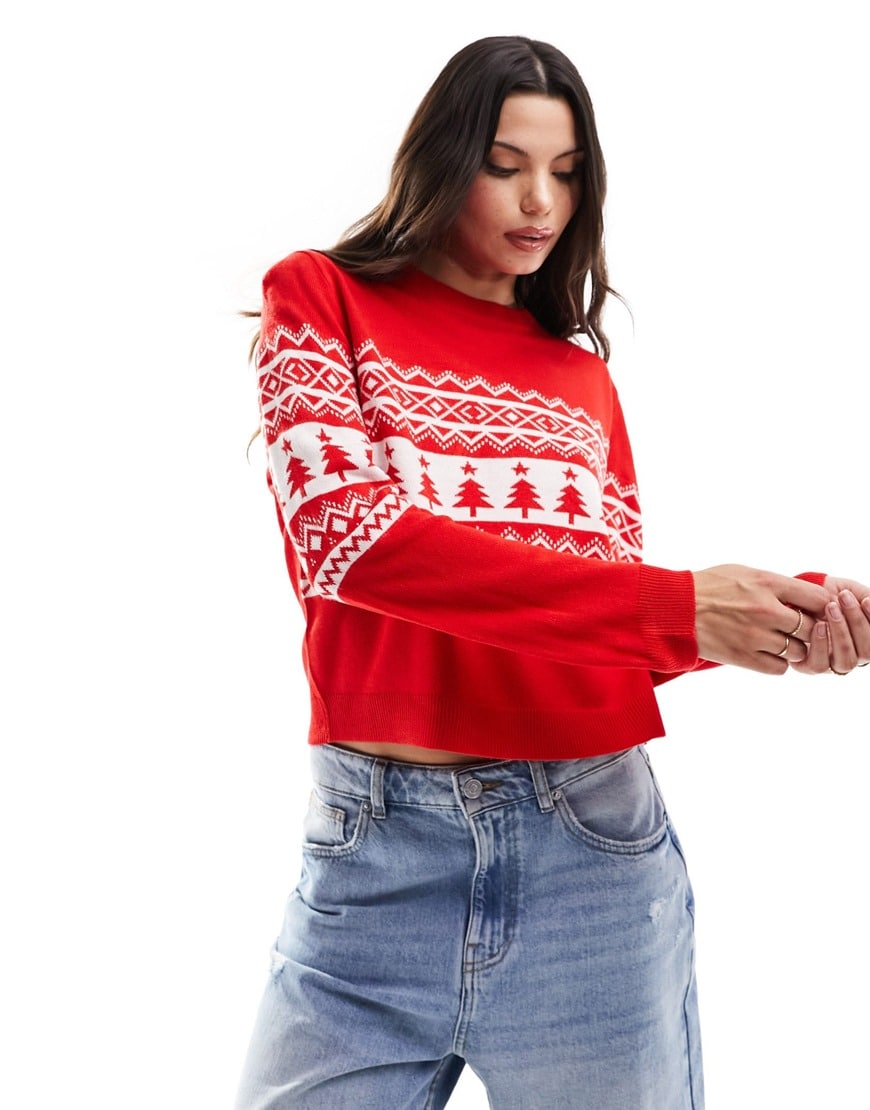 Red Christmas jumper | ASOS Style Feed