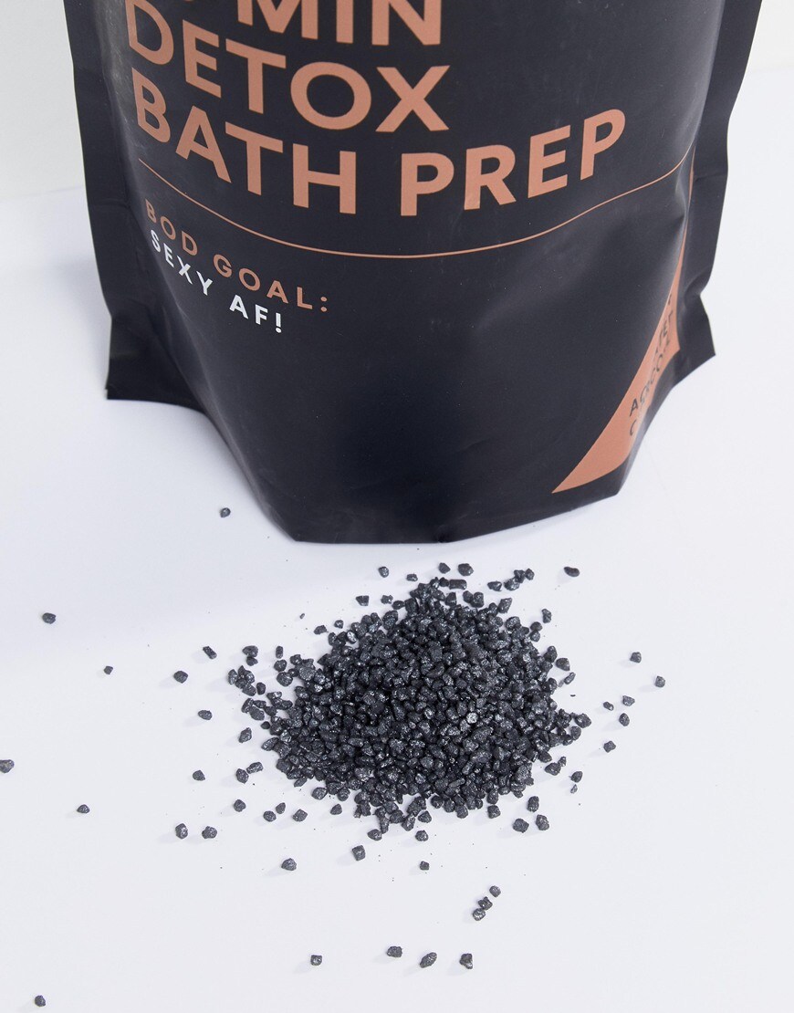 BOD 20 Min Detox Charcoal Bath Salt  | ASOS Style Feed