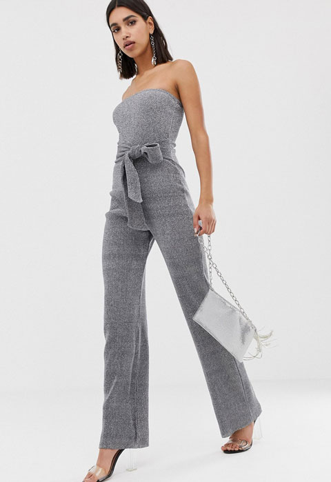 silver jumpsuit