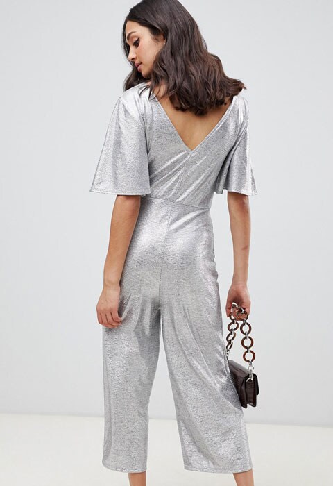 silver jumpsuit