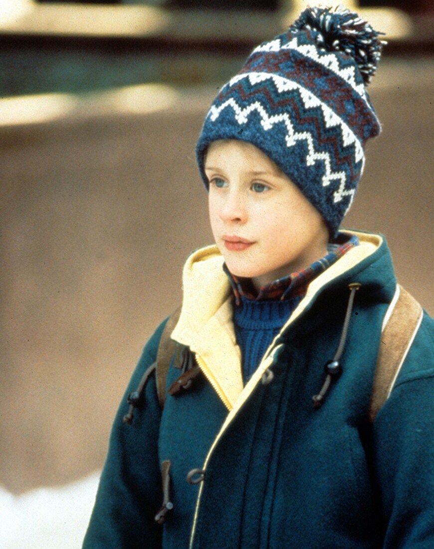 Kevin in Home Alone wearing a bobble hat | ASOS Style Feed