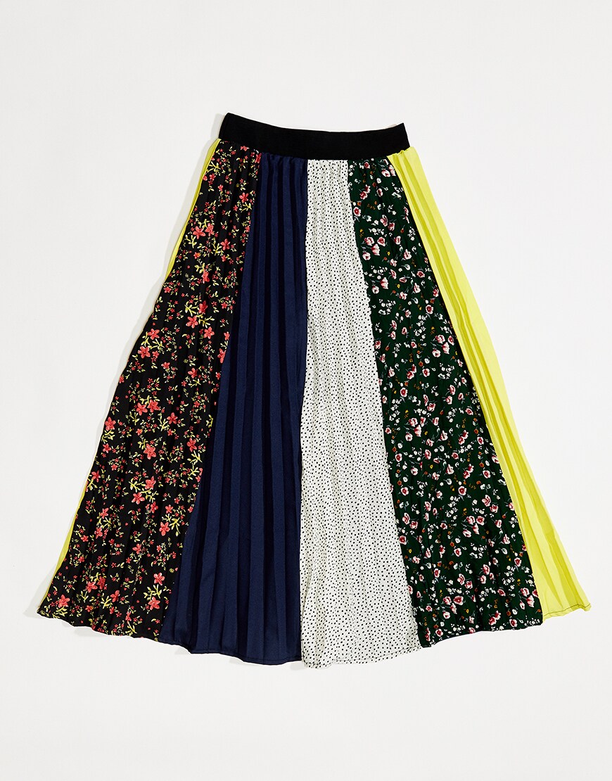 Ghospell mixed print midaxi skirt | ASOS Fashion & Beauty Feed