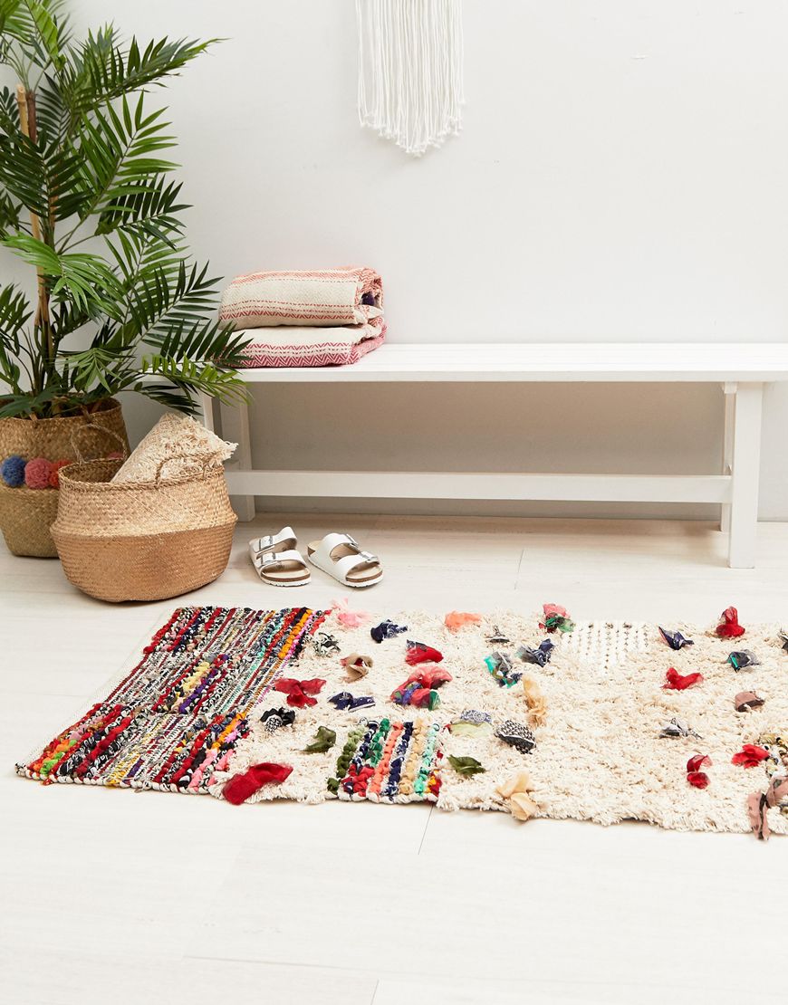 Ian Snow shaggy sequin rug | ASOS Fashion & Beauty Feed