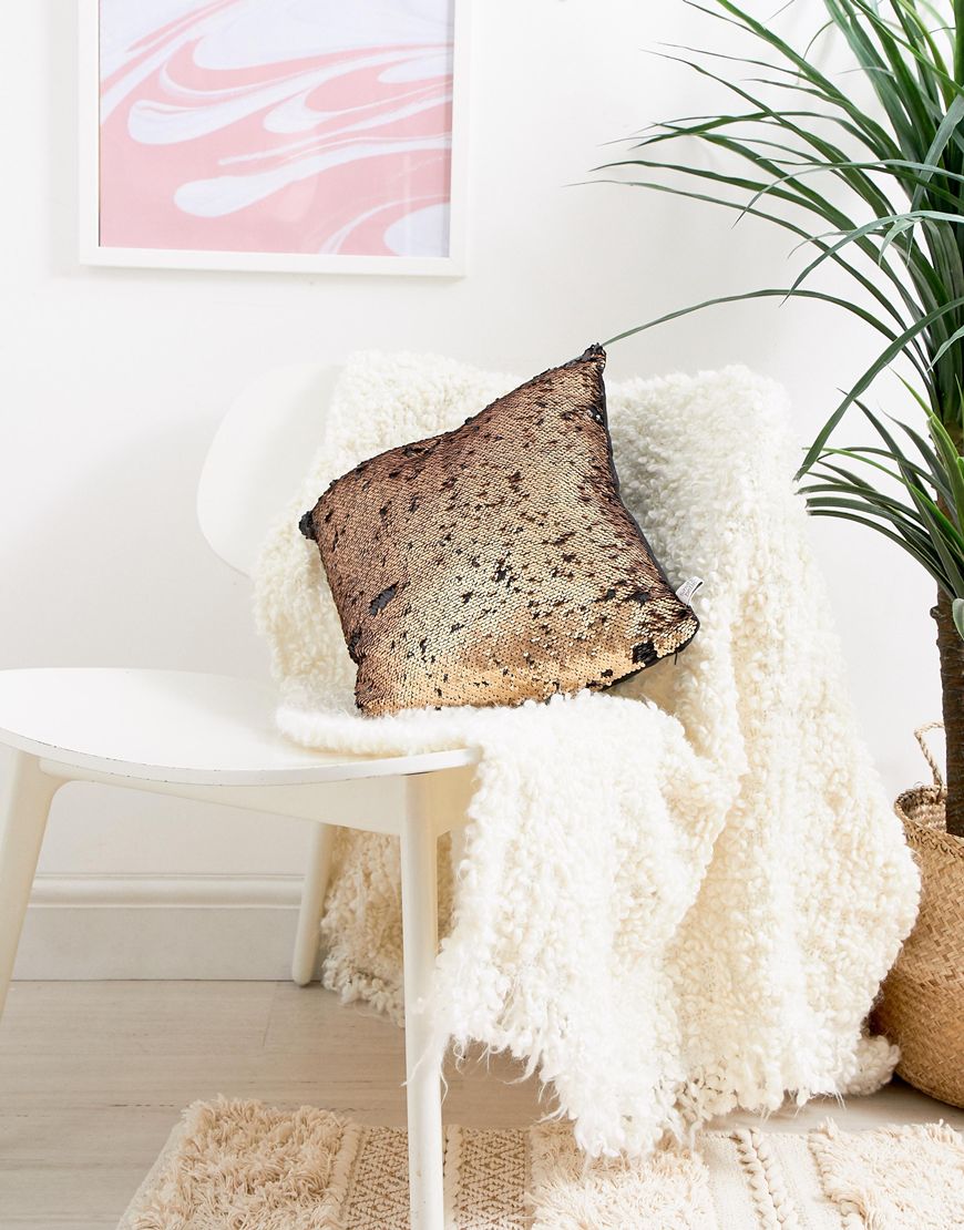 Sass & Belle colour-change sequin cushion cover | ASOS Fashion & Beauty Feed