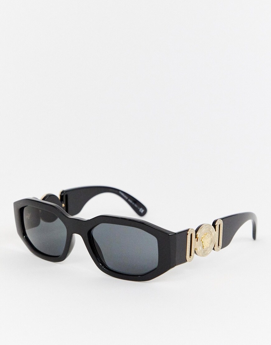 Versace hexagonal sunglasses