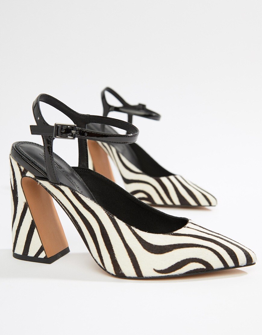 ASOS DESIGN zebra-print heels | ASOS Fashion & Beauty Feed