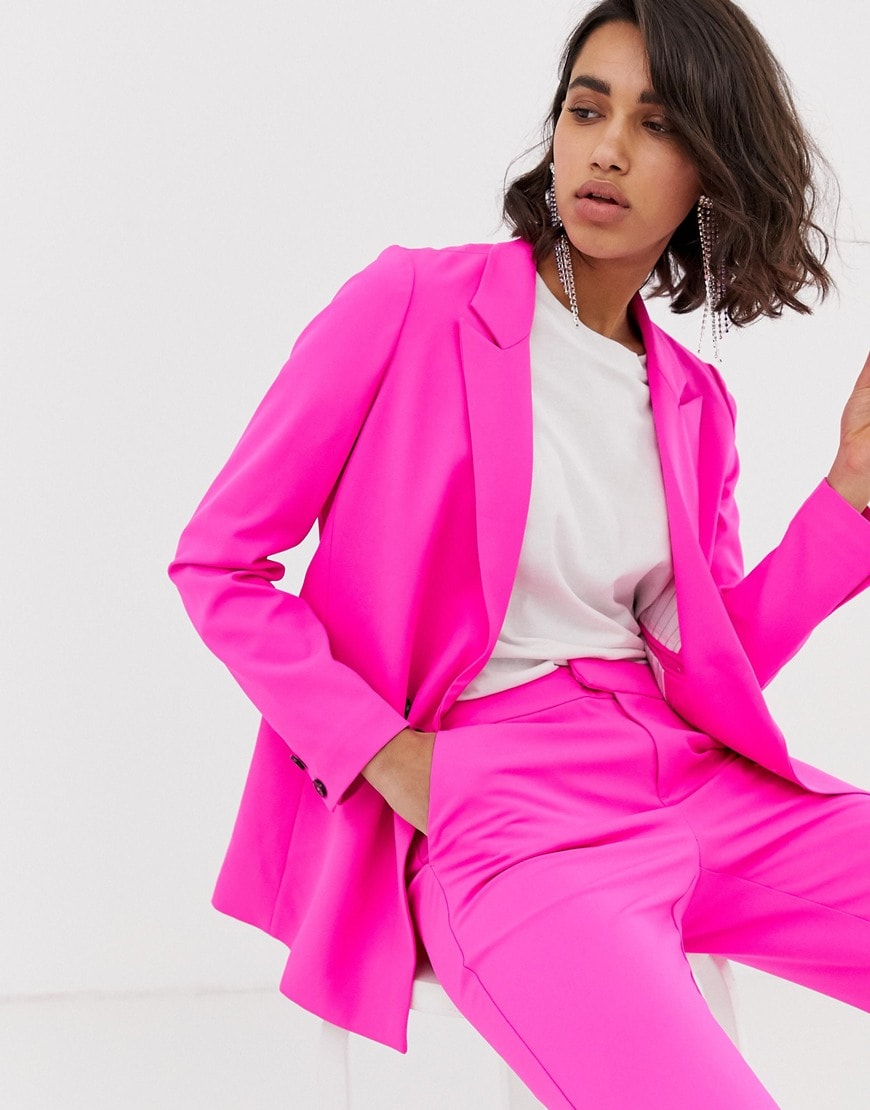 Custommade pink suit jacket | ASOS Fashion & Beauty Feed