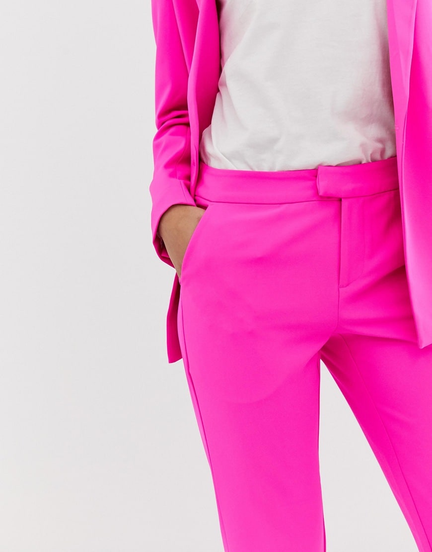 Custommade pink suit trousers | ASOS Fashion & Beauty Feed