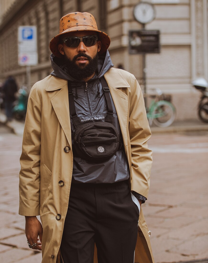 A street style picture of a bucket hat | ASOS Style Feed