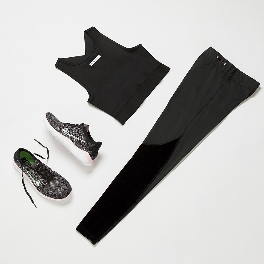 activewear asos 4505 outfit mit nike trainingsschuhen