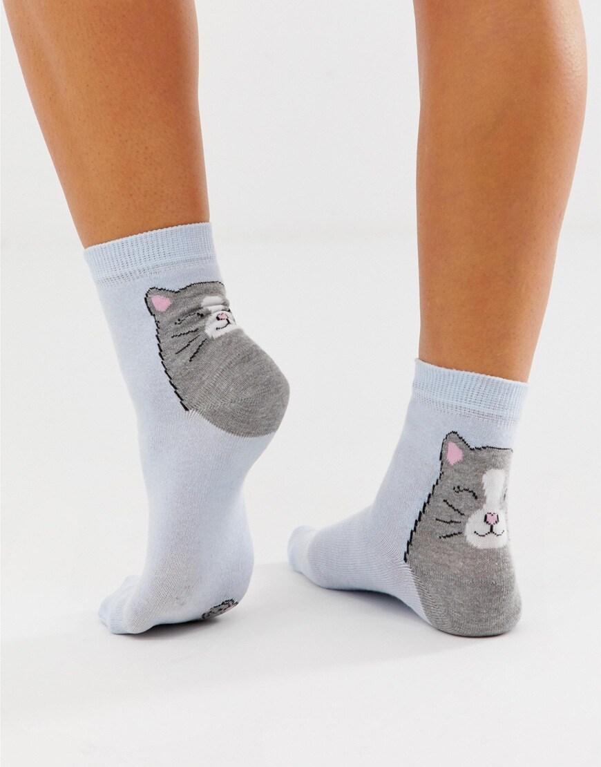ASOS DESIGN cat and mouse socks | ASOS Fashion & Beauty Feed