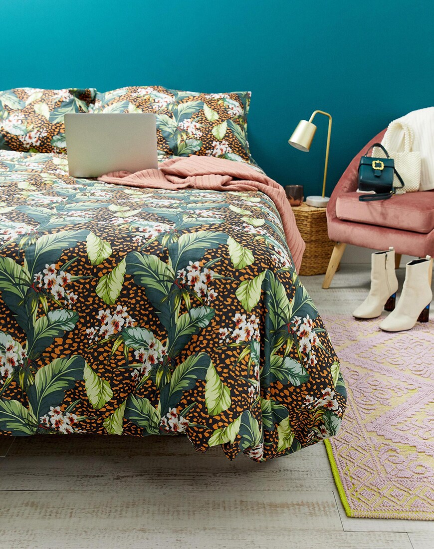 Animal and leaf double duvet available at ASOS | ASOS Style Feed