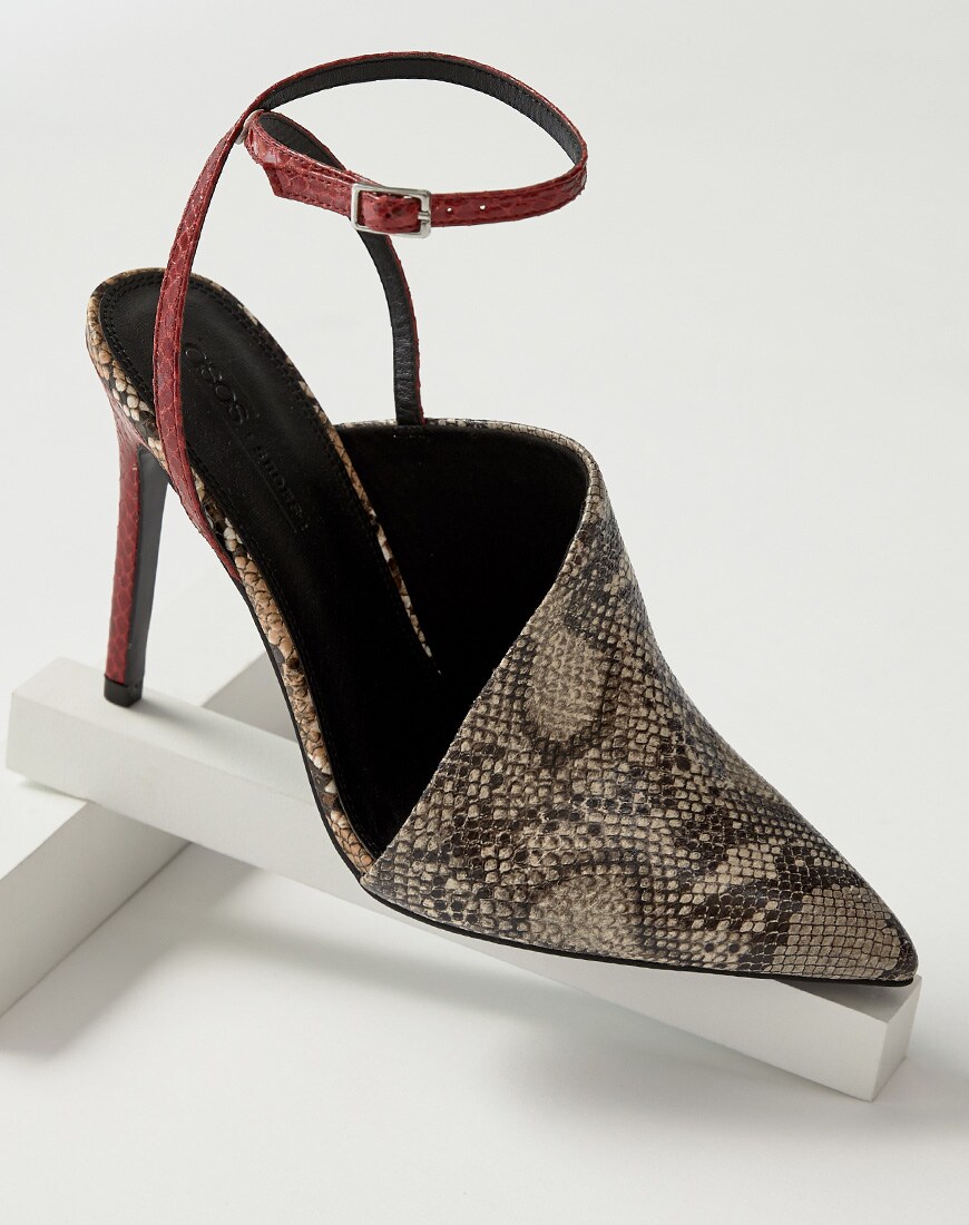 Snake print heel available at ASOS | ASOS Style Feed