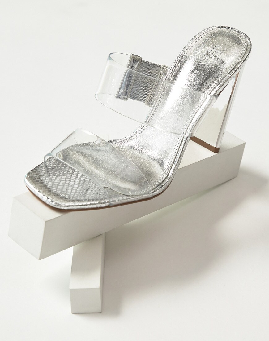 ASOS DESIGN Perspex block heel available at ASOS | ASOS Style Feed