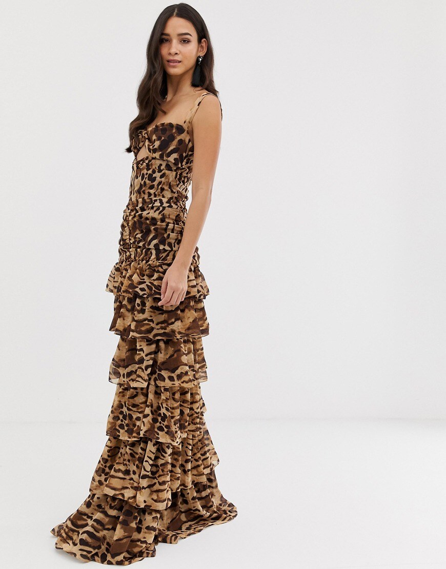 Bronx and Banco animal print maxi dress | ASOS Style Feed