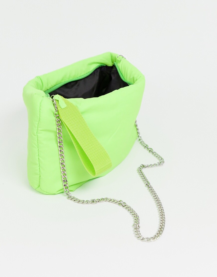 ASOS DESIGN padded neon clutch bag | ASOS Style Feed