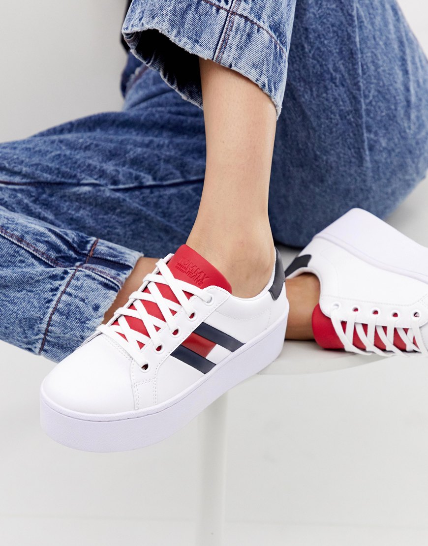 Tommy Jeans logo flatforms | ASOS Style Feed