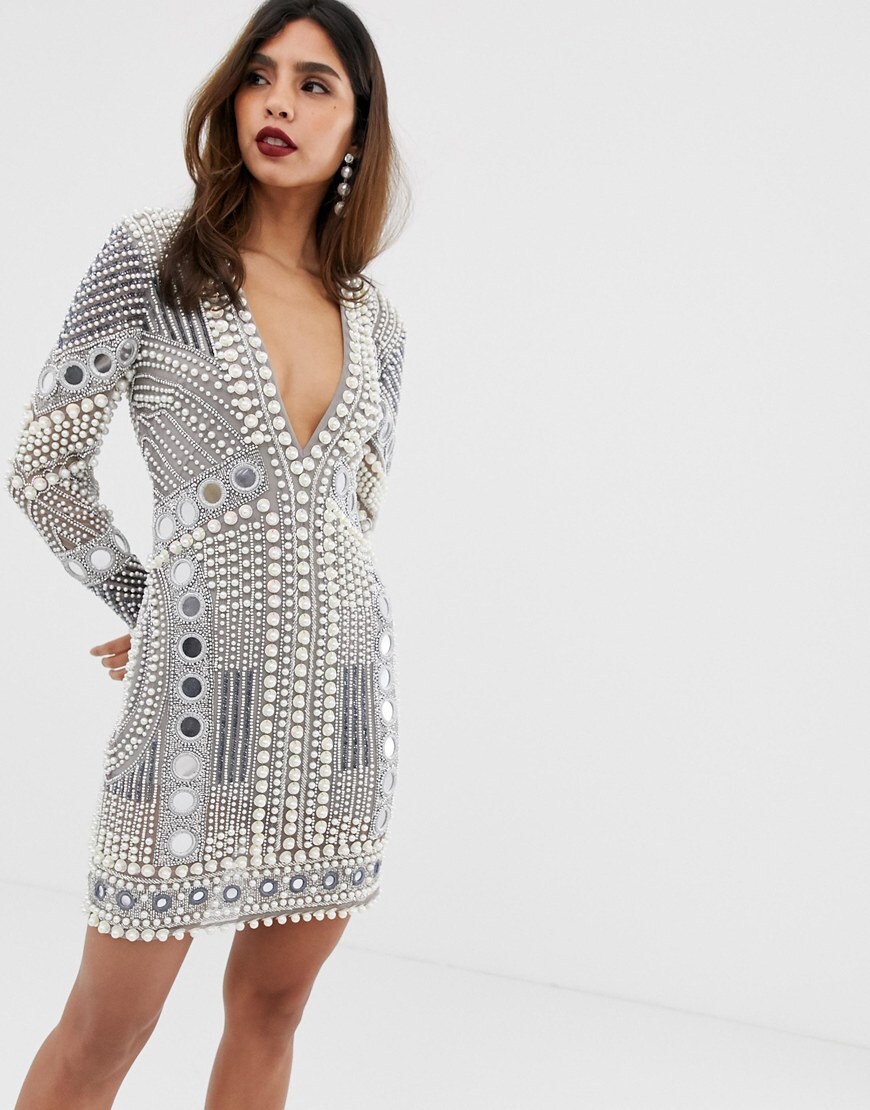 ASOS EDITION disc and pearl dress | ASOS Style Feed
