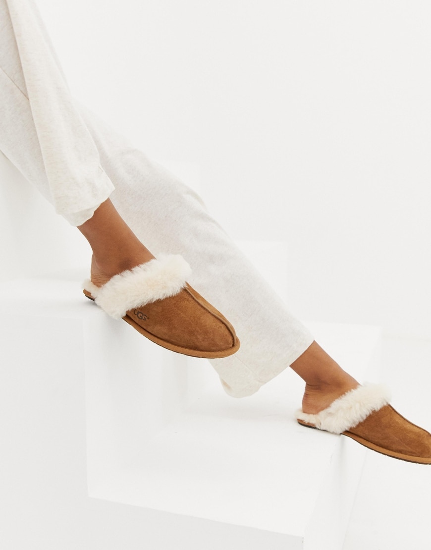UGG Scuffette II chestnut slippers | ASOS Style Feed