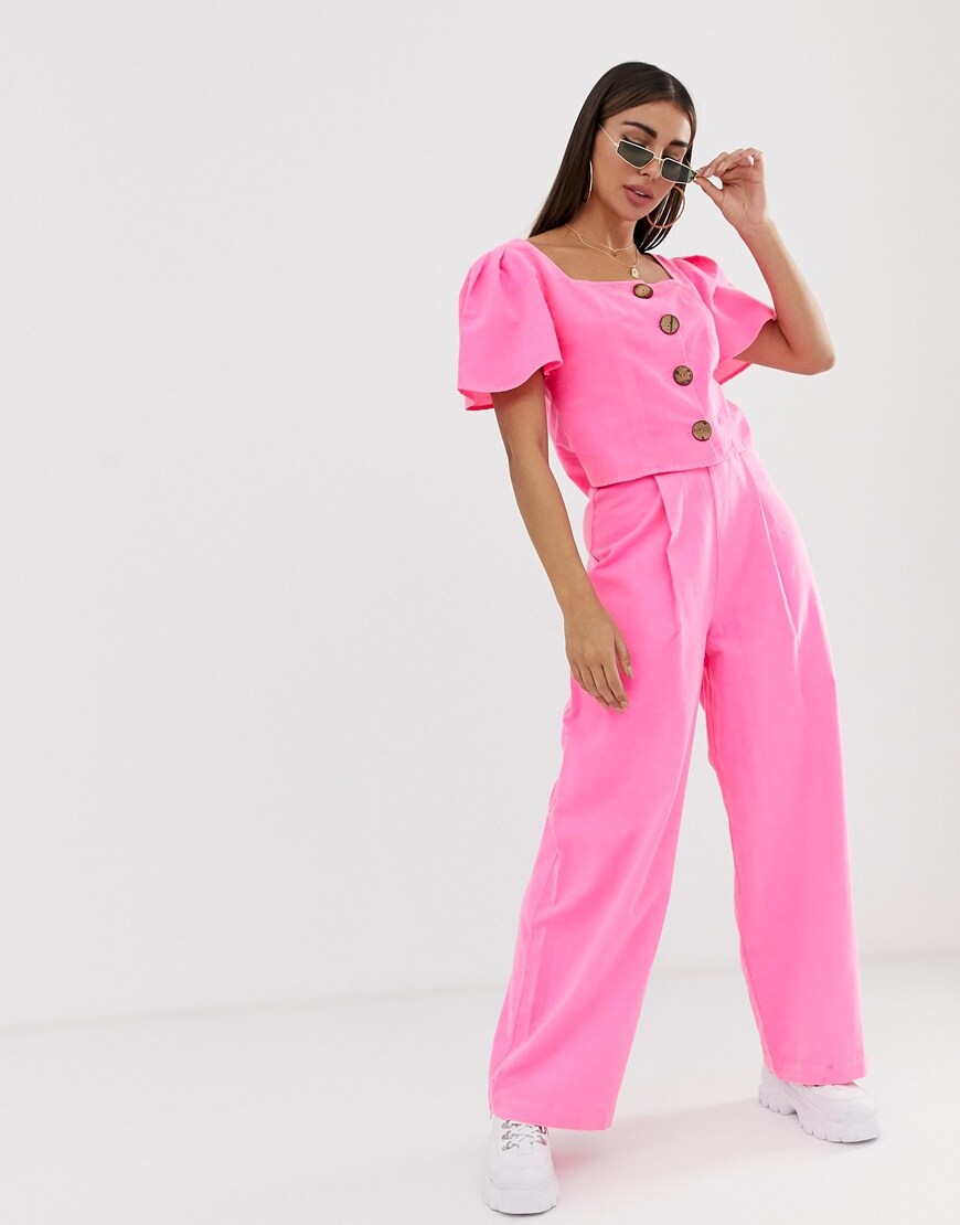 ASOS DESIGN neon crop top | ASOS Style Feed