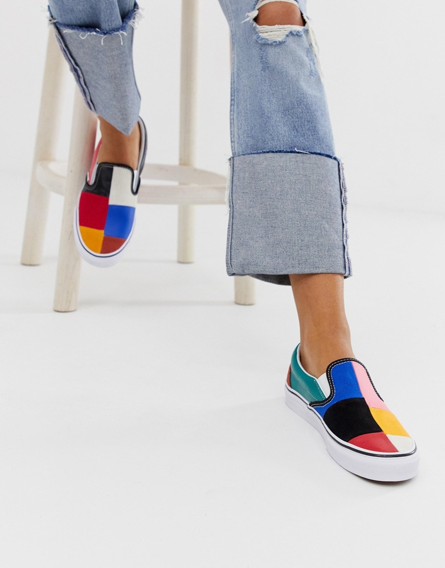 Vans Slip-on in patchwork | ASOS Style Feed