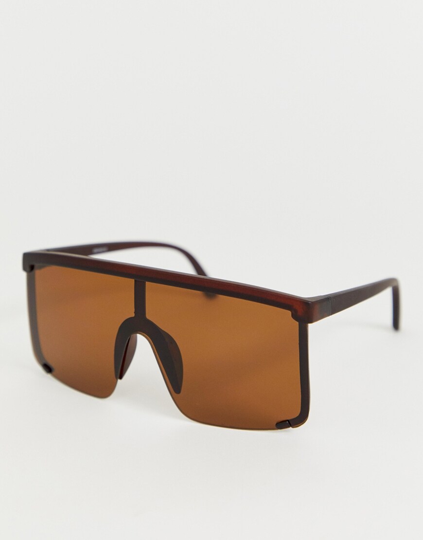 ASOS DESIGN oversized visor sunglasses | ASOS Style Feed