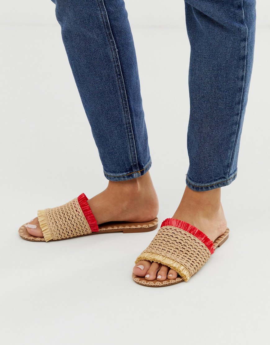 Stradivarius Raffia sandals | ASOS Style Feed