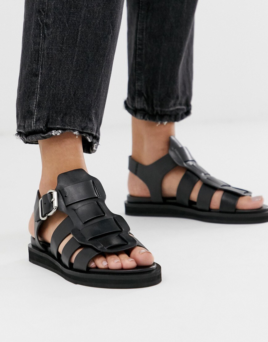 Bronx leather gladiator sandals | ASOS Style Feed