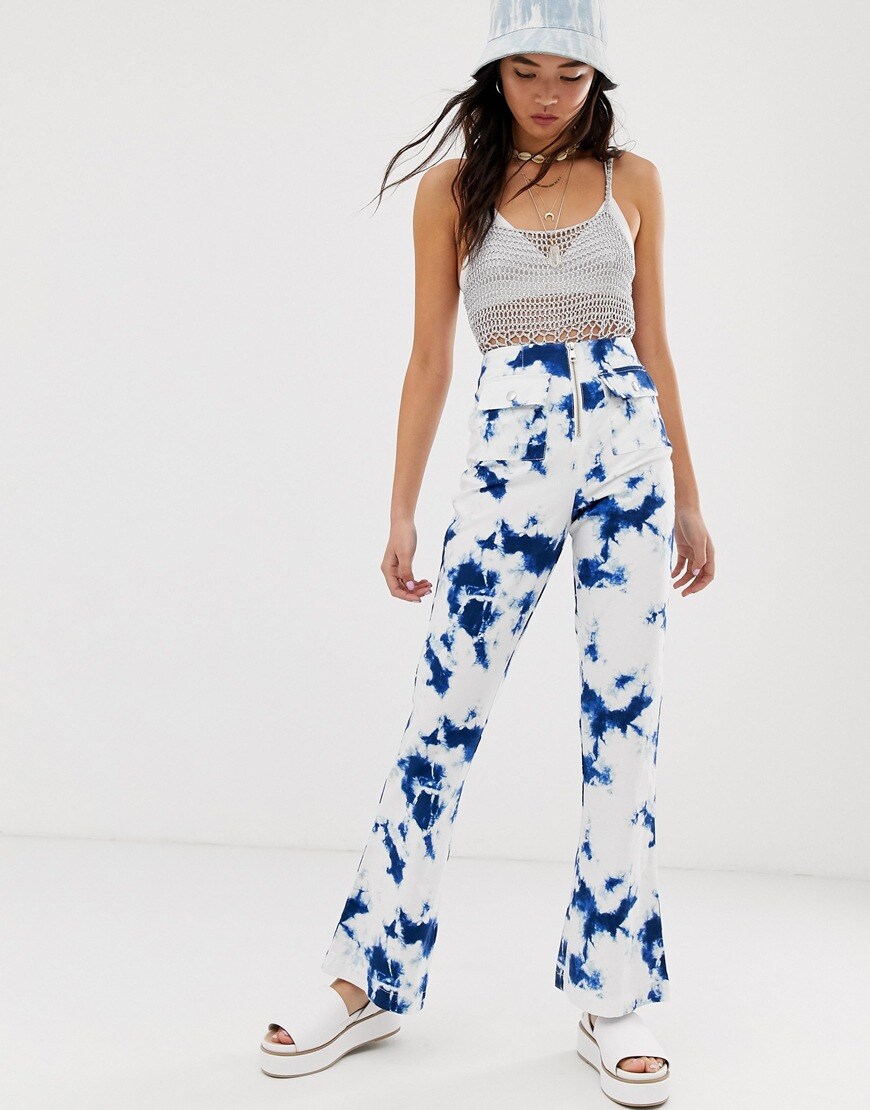 ASOS DESIGN tie-dye trousers | ASOS Style Feed