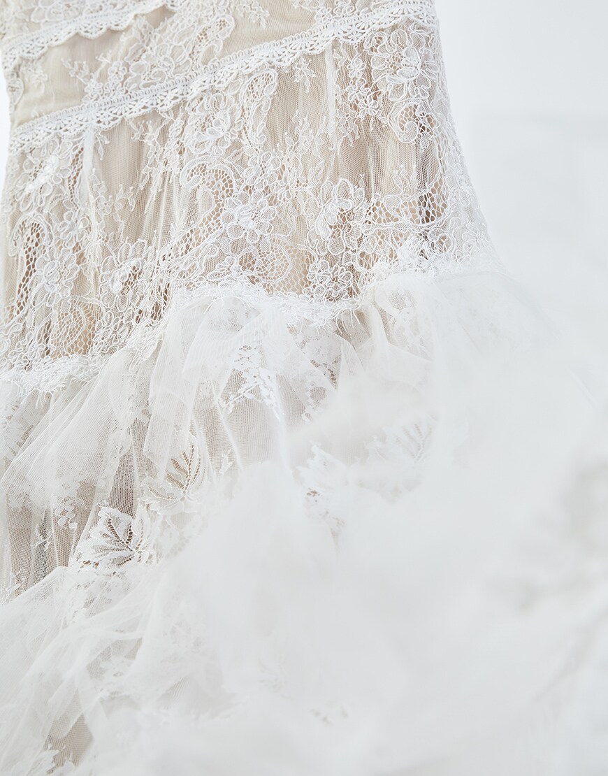 Bronx and Banco lace bridal dress available on ASOS | ASOS Style Feed