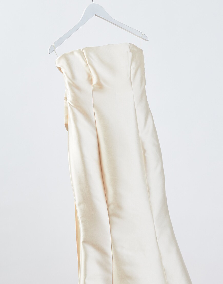 ASOS EDITION strapless sateen bridal dress available on ASOS | ASOS Style Feed