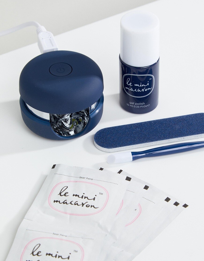 Le Mini Macaron gel manicure kit in midnight blueberry | ASOS Style Feed