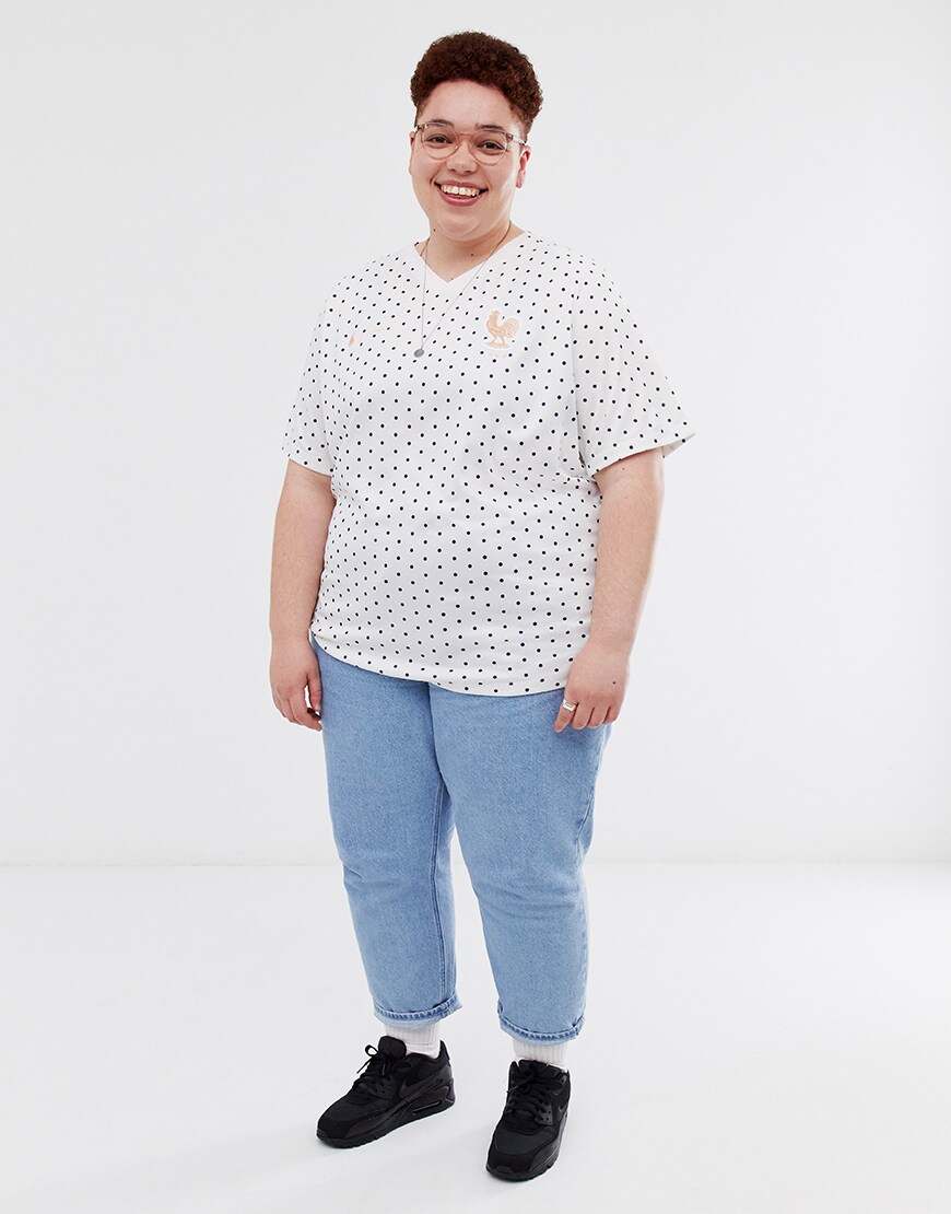 A picture of an ASOSer wearing the Nike France away top. Available at ASOS.