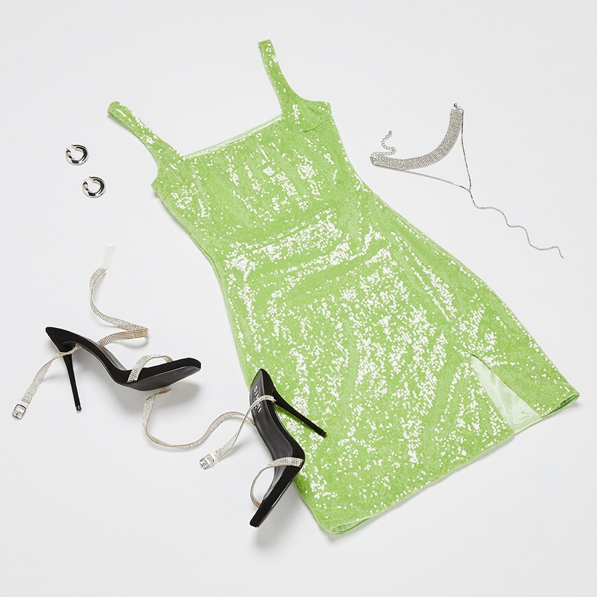 green sparkle Ibiza