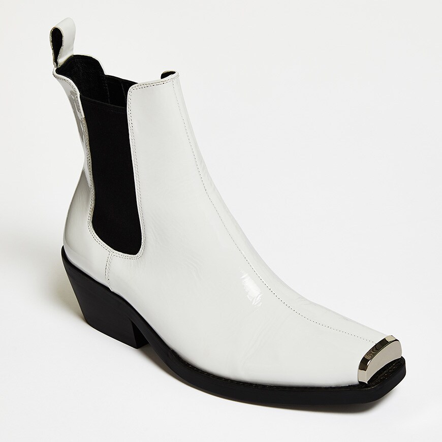 White square toe boots | ASOS Style Feed