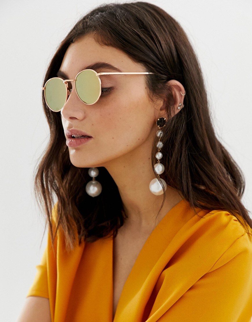 ASOS DESIGN round sunglasses | ASOS Style Feed