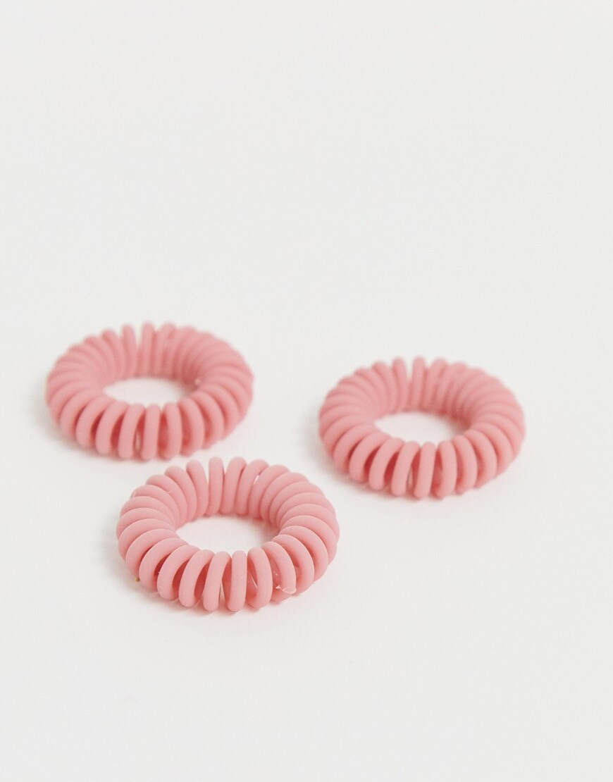 invisibobble ORIGINAL pink hair ties | ASOS Style Feed