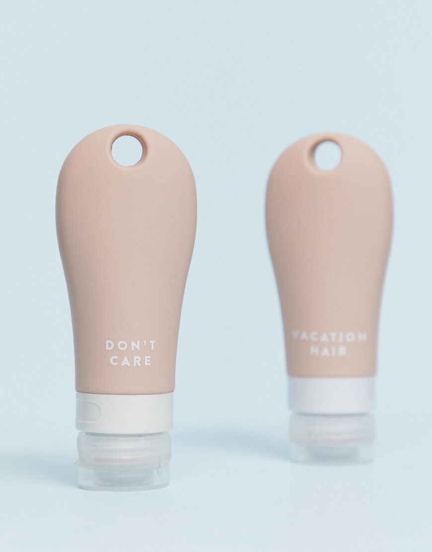 Typo pink silicone bottle set | ASOS Style Feed