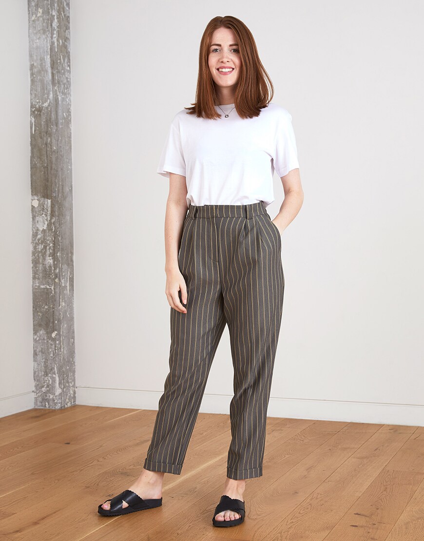 ASOS DESIGN premium pinstripe trousers | ASOS Style Feed