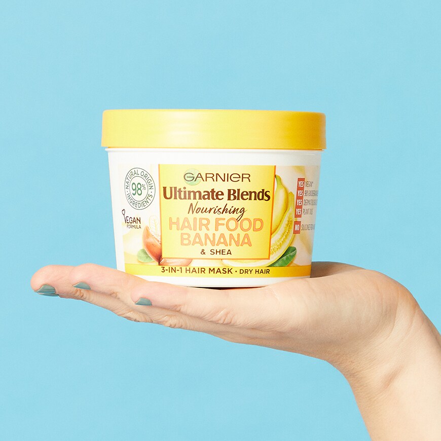 Garnier Ultimate Blends Vegan Hair Food Banana 3-in-1 Dry Hair Mask Treatment 390ml | ASOS Style Feed